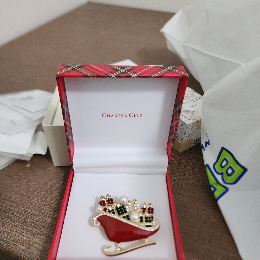 Christmas Dress Pin